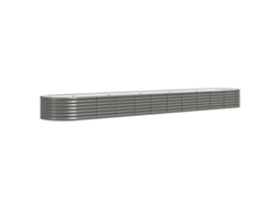 Garden Raised Bed, Garden Raised Beds Vidaxl Cinzeto Aço (440 X 80 X 36 Cm)