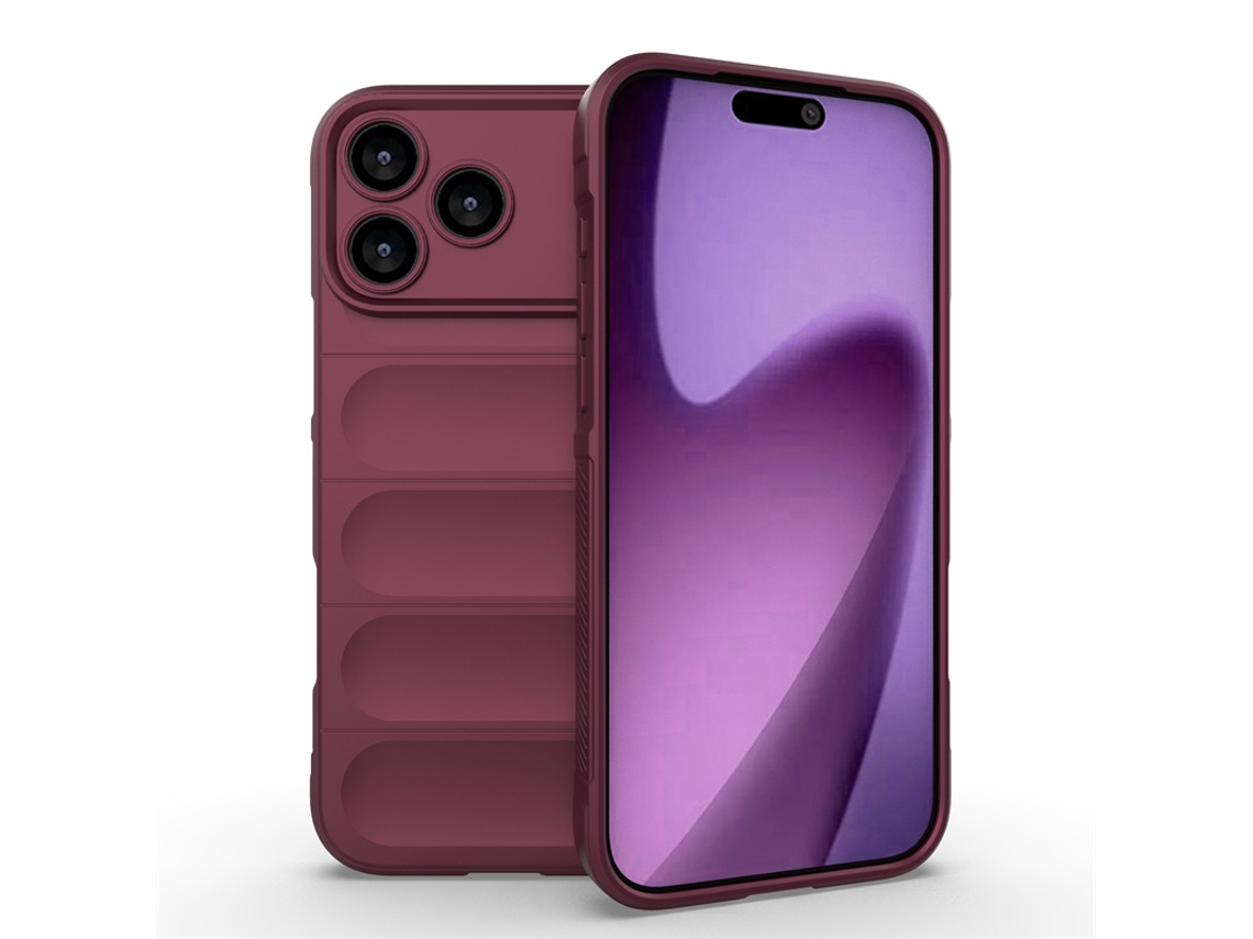 Capa Para Celular Magic Shield Com Proteção Completa Contra Quedas.roxo Montanha - Iphone 16 Plus