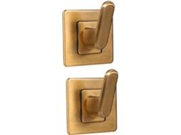 Ganchos De Parede Hemoton Sem Furos, 2 Unidades, Base Autoadesiva, Para Banheiro E Cozinha, Ideal Para Pendurar Toalhas