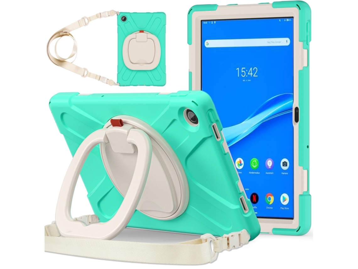 Capa Protetora Halinuia Para Lenovo Tab M10 Plus 10.6 3ª Gen 2022 Estojo Silicone+pc Protetor