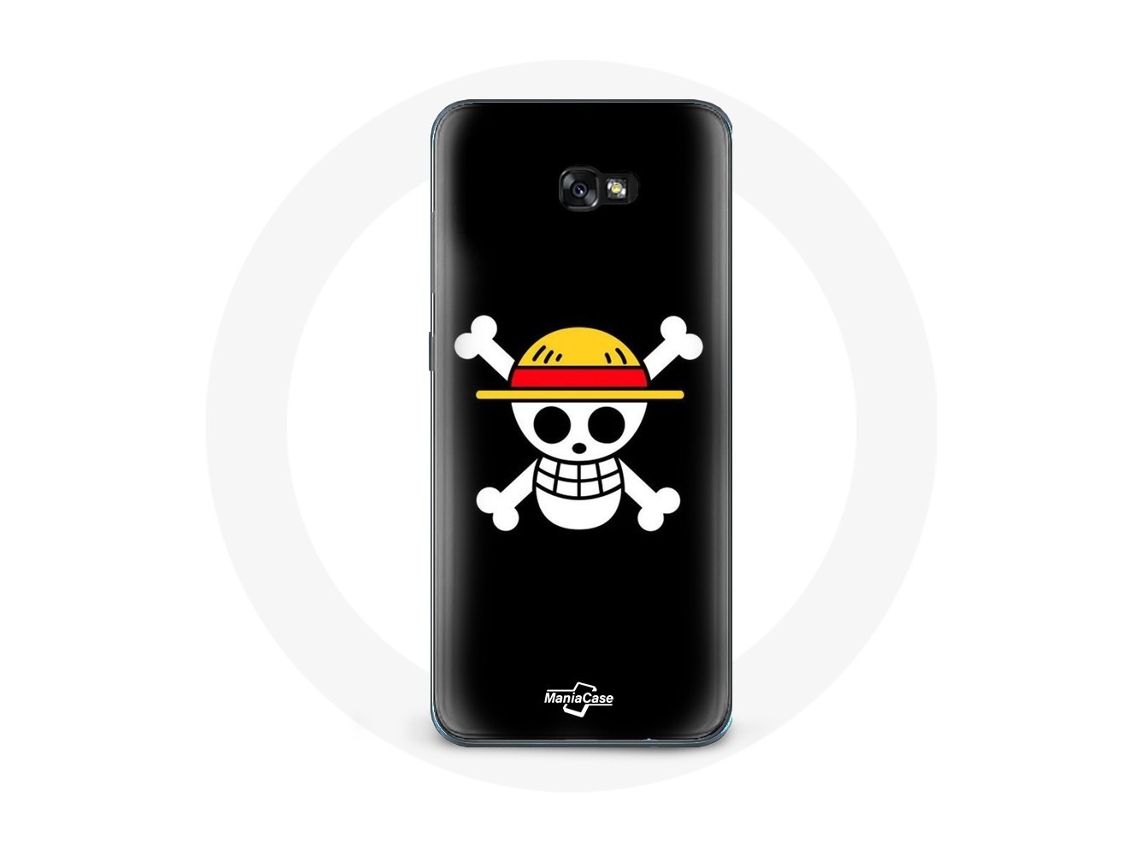 Capa para Samsung Galaxy A3 2016 crânio e ossos cruzados luffy One Piece