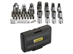 Conjunto de Soquetes e Bits E21K Prateadoicetoolz