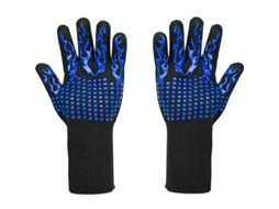 Luvas De Bbq Resistentes Ao Calor Até 800°c Luvas Cortadas Resistentes Nível L5 Luvas Premium Para Forno, Churrasco, Cozinha, Padaria E Solda (1 P