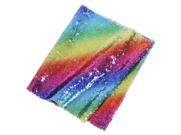 KOFIHETY Toalha de mesa com glitter arco-íris de 30x270 cm para decoração de festa de casamento.