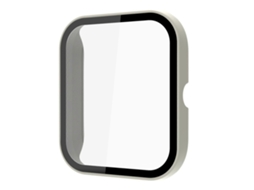 Capa Protetora De Para-choque Com Protetor De Tela Para Smartwatch Haylouls09b Em Pc Rígido.