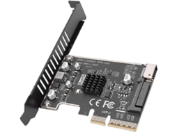 Placa De Expansão Pcie Usb 3.2 Gen2x2, Velocidade 20 Gbps Com
