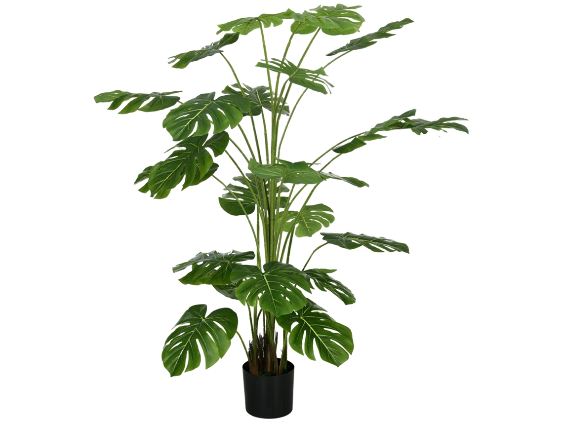 Planta Artificial Monstera Deliciosa 180cm 24 Ramos Decoração Interior
