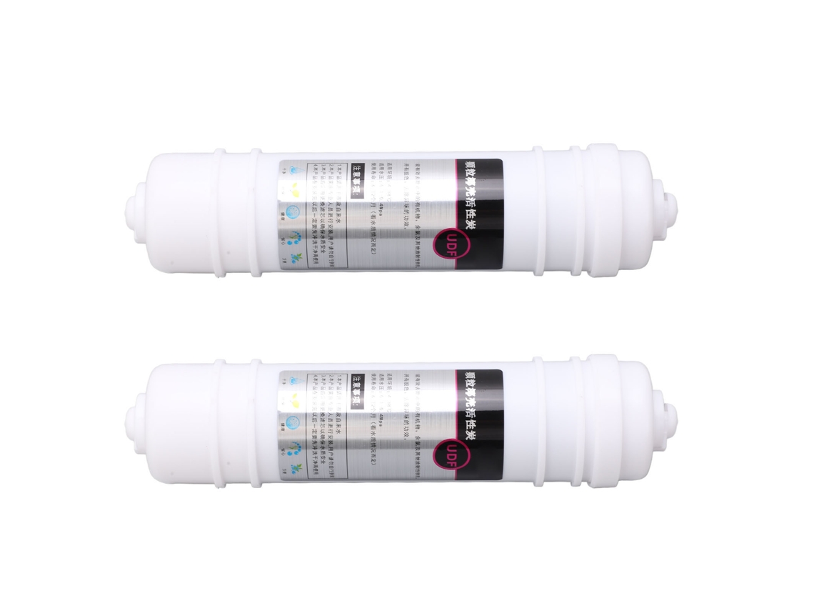 2 Peças Cartucho Filtro De Água Udf 10 Polegadas Quick Connect Universal De Reposição