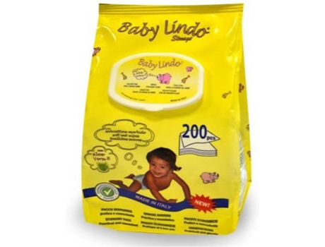Toalhitas Perfumadas BABY LINDO 200Ud Pop Up