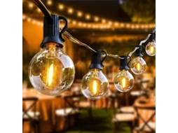 Cordão De Luzes Led, Ip44, 30 M, Comando Remoto, Intensidade Regulável, Para Decoração De Casa, Festas, Jardim E Eventos