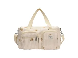 Bolsa de maternidade Ushion da moda com amplo espaço para produtos para bebês e mamães, organizador multifuncional para bolsas de maternidade