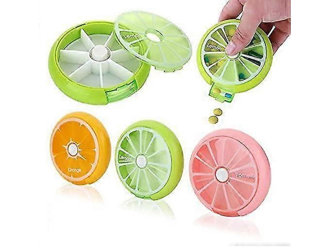 Organizador De Comprimidos Com 3 Peças, 3 Compartimentos Para Medicamentos Por Semana. Nostalgia88