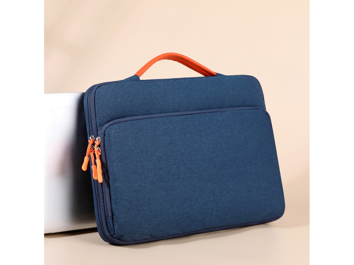 Bolsa Ultrafina Para Laptop Com Almofada De Ar, Alça 15 Polegadas, Ideal Estudantes, Escritório, Tablets E Viagens A Negócios. Cor-aquaforge