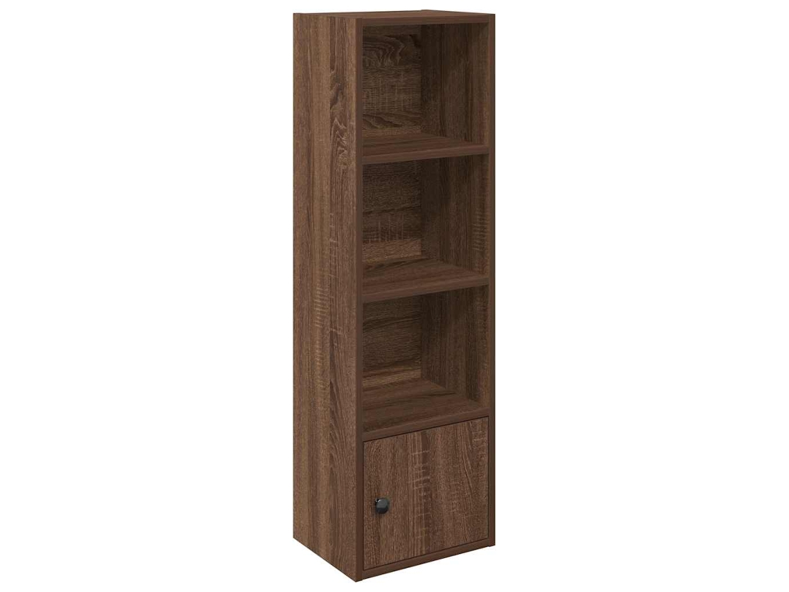 Bookcase, Bookcases Vidaxl Marrom Madeira Processada (n/a)