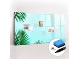 Quadro Magnético Folhas De Palmeira Para O Quarto Das Crianças Espelharte (120x60 Cm)