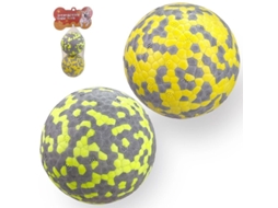 2026-pelota Para Perros Linjou De Alta Elasticidad, Material Nuevo, Flotante, Juguete Resistente (amarillo+naranja) (amarillo+fluorescente)