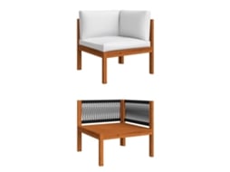 Corner Sofa, Corner Sofas Vidaxl Branco Madeira (n/a)