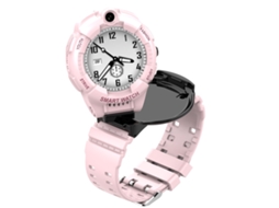 Smartwatch Infantil 4g De 1,28 Polegadas Com Câmera Dupla Giratória E Função Sos (rosa)