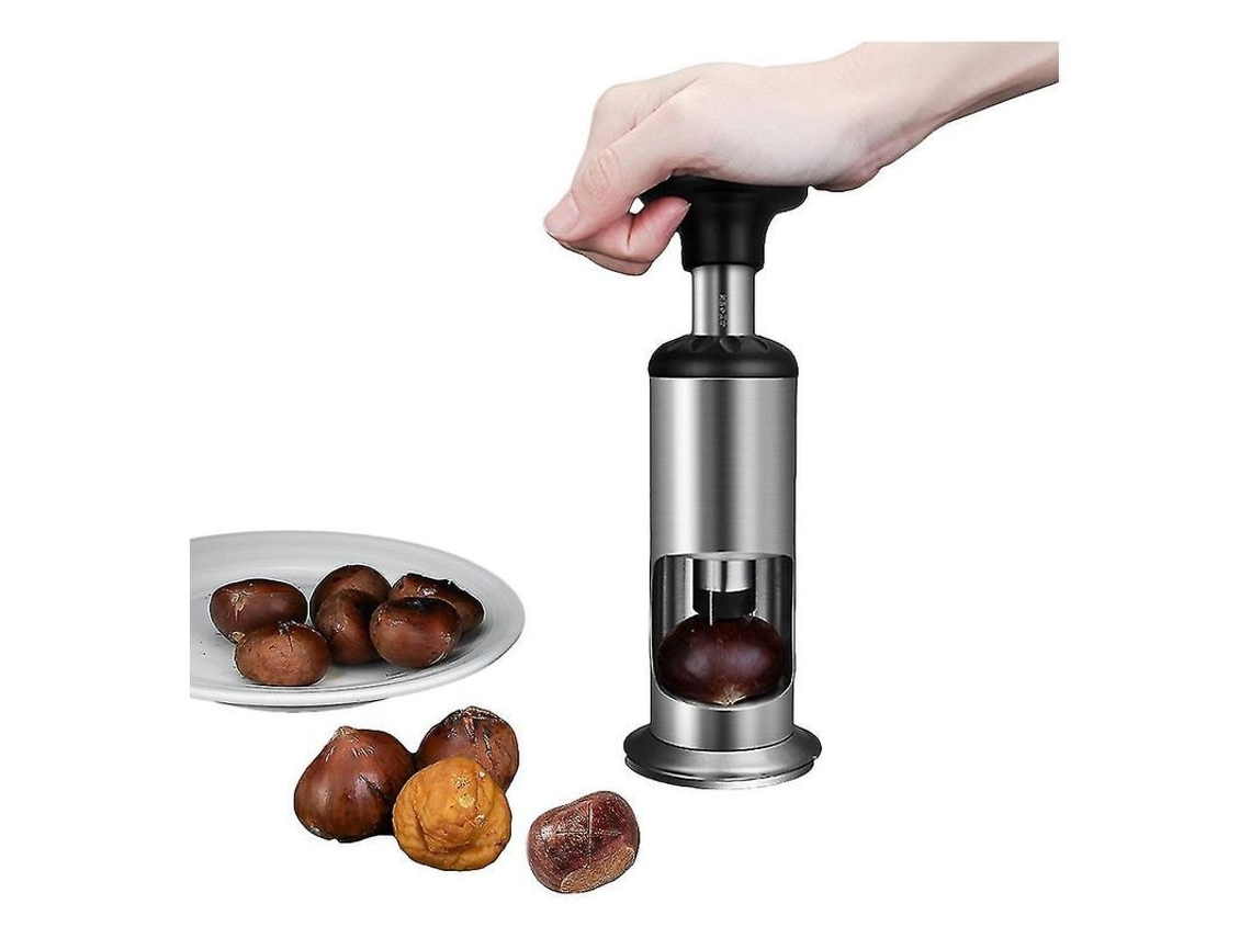 Abertura De Castanhas Com Lâmina Cruzada E Design Económico - Material Inox 304 E Abs - Prático E Seguro