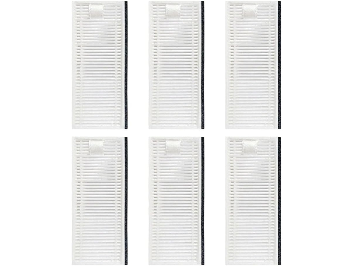 Kit Com 6 Filtros Laváveis Para Aspirador De Pó Eufy Lr20, Peças
