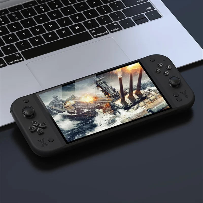 Consola De Jogos Portátil Halinuia Para G90, Ecrã Ips Hd 7 Polegadas, Multi‑emulador Arcade - Preto
