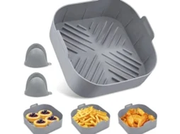 21x7cm, Formas De Silicone Para Airfryer, Acessórios Para Airfryer Cesta De Silicone Para Airfryer Slowmoose