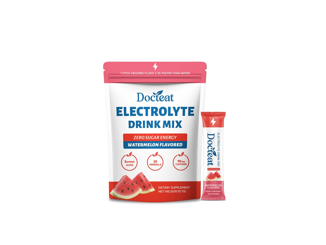 Polvo Energético Melancia Docteat Vitalidade Stamina