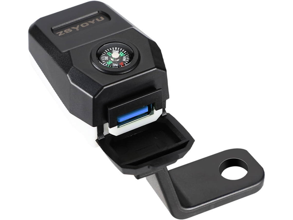 Carregadores Usb Conectados Para Telefone De Moto Com Carregamento Rápido E Botões Integrados Motos Elétricas