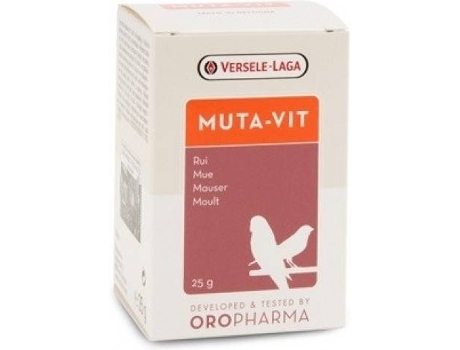Complemento Alimentar para Aves VERSELE-LAGA Muta-Vit (25g)