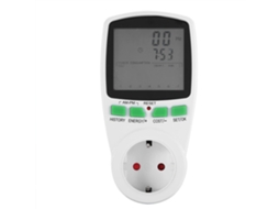 Laxiscreed Medidor De Energia Com Display Lcd Para Rede Europeia 200-250v