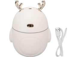 Mini Umidificador Com Luz Ambiente, 320ml, Desligamento Automático, Névoa Fria, Super Silencioso