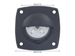 Luz de LED para fechadura de porta de armário (alimentada por bateria, iluminação noturna)