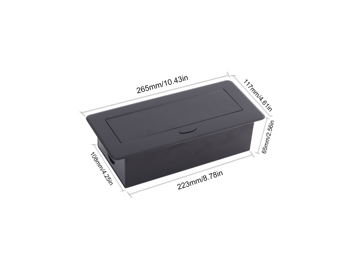 Laxiscreed Caixa De Ligação Para Mesa De Jantar Com Hdmi Áudio E Design Embutido De Pop-up