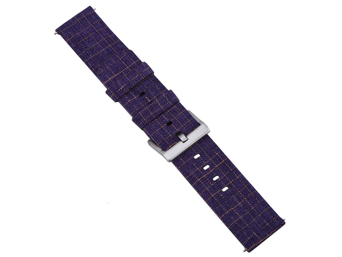 Cinto de Relógio Fitbit Versa Canvas Plaid, À Prova D'água e Durável, Fácil de Substituir EOOCOO