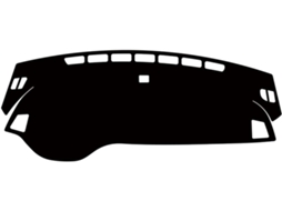 Tapete Automotivo para Painel de Carro em Couro de Microfibra Antiderrapante com Proteção Solar Para...