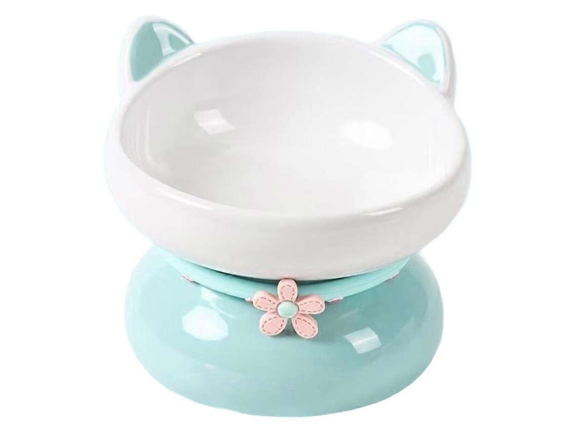Tigela Elevada Basculante de Cerâmica para Gatos e Cães de Pequeno Porte, Ideal para Alimentação e Água. Solução Ergonômica AQUAFORGE