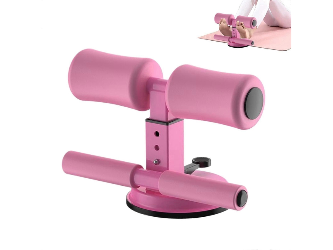 Aparelho Portátil Ajustável para Auxiliar nos Exercícios Abdominais, Ferramenta para Treino Abdominal para Homens e Mulheres, Rosa. TAISHENGDA
