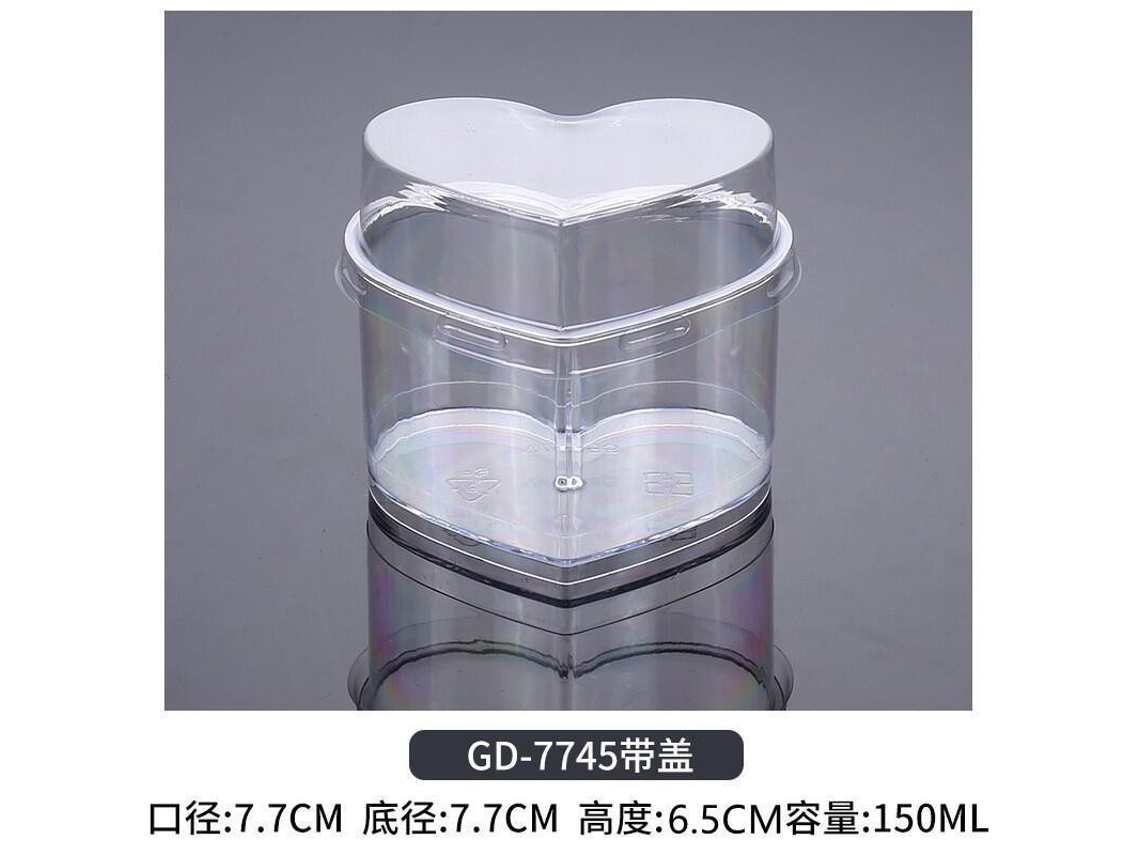 Taças de Champanhe Descartáveis de Plástico Transparente para Festas.140ml gd 7745 Tampa Transparente com Cúpula YUNZII