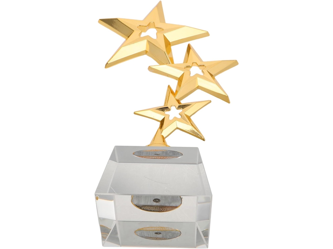 Mini Troféus com Base de Cristal em Formato de SFUSHOS