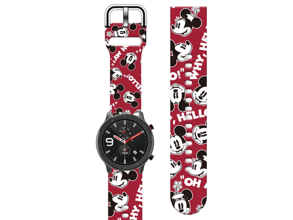 Bracelete Silicone Líquido para Amazfit GTR 3 Vermelho
