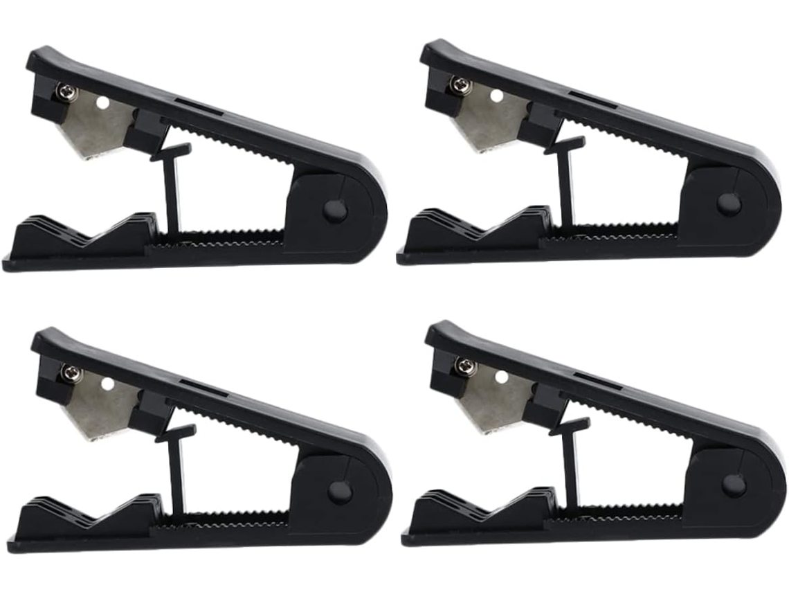 Cortador Portátil De Tubos De Pe, 4 Peças Em Pp Preto, Ferramenta Segura E Confiável Para Corte.