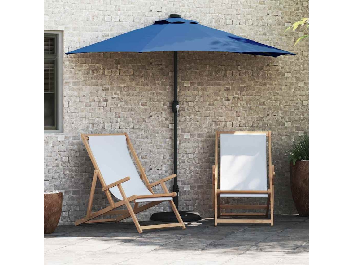 Vidaxl Guarda-sol De Jardim 294 X 150 X 223 Cm Poliéster E Aço