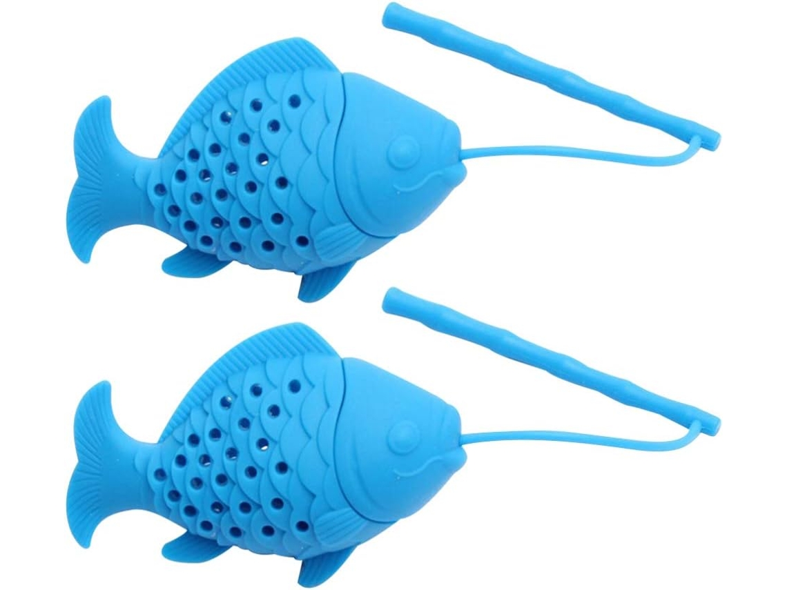 (azul) Pacote Com 2 Infusores De Chá Silicone Para E, Silicone