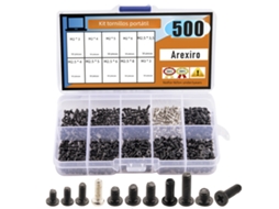 Conjunto de 500 Parafusos MDUG para eletrônicos, M2, M2.5, M3