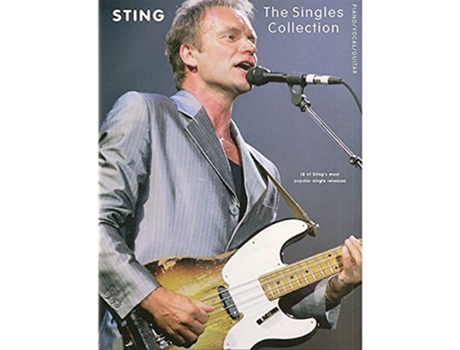 Livro Singles Collection de STING (Inglês)