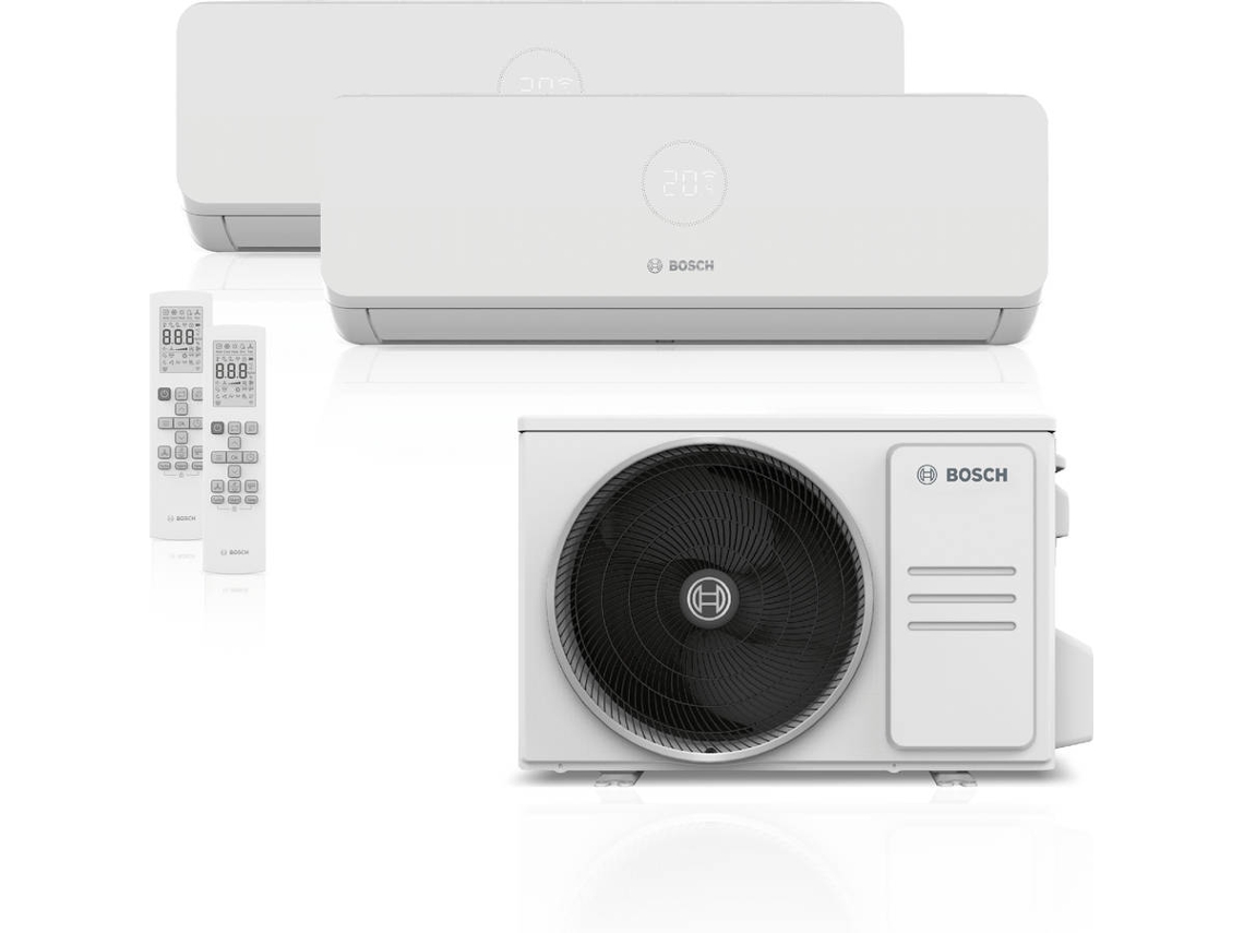 Ar Condicionado BOSCH Multi Split Mural Climate 3200i - SET 56 WE 2X1 (21 m2 - 12000 BTUs - Branco)