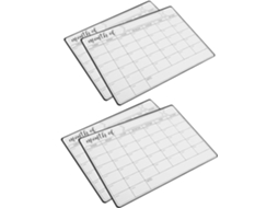 Calendário Semanal Magnético de 4 Peças para Quadro Branco e Geladeira, Ideal Listas Compras Planejamento. 28,