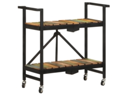 Kitchen Trolley, Kitchen Trolleys Vidaxl Marrom Madeira (n/a)