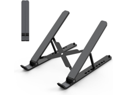 Suporte Ajustável e Ventilado para Laptop, para Uso em Mesa, Suporte Dobrável com Sistema de Resfriamento, 6 Polegadas AQUAFORGE