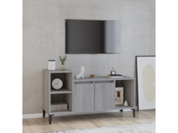 Vidaxl Móvel De Tv 100x35x55 Cm Derivados De Madeira Cinzento Sonoma